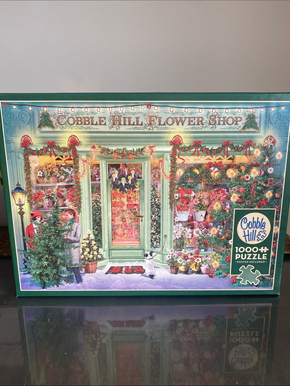 Cobb Hill Christmas Flower Shop 1000-Piece Holiday Puzzle DIY Activities